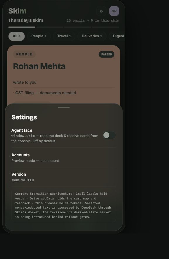 Settings & privacy